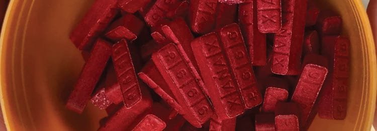 Red xanax bars