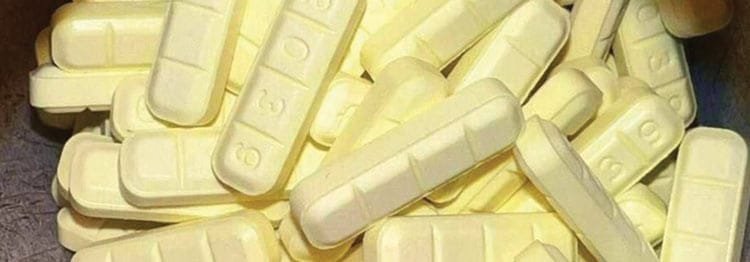 yellow xanax bar